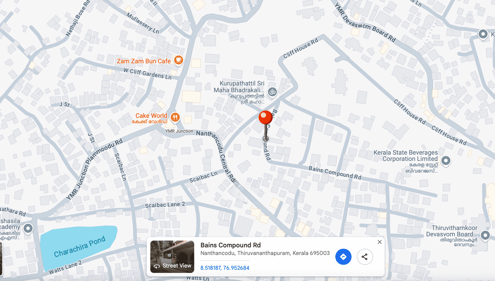 Maps-genetidoc-genetic-clinic-location-trivandrum